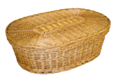 Biodegradable Willow Medium Pet Casket